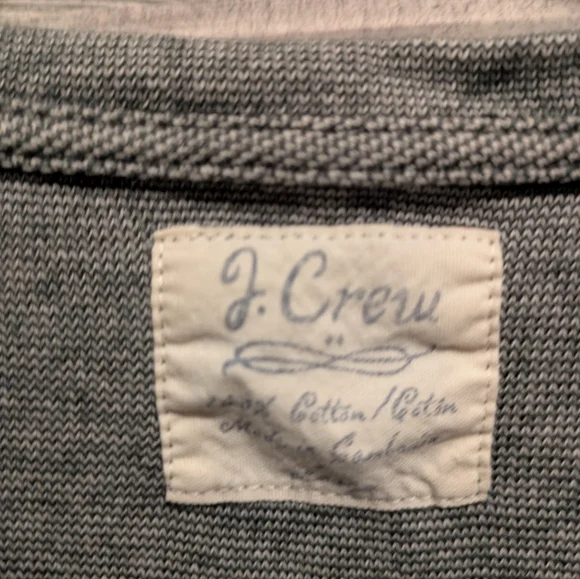 J. Crew Gray Long Sleeve Tee - Picture 4 of 5